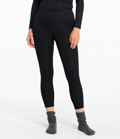 L.L.Bean Women's L.L.Bean Synthetic Silk Base Layer Pants Deepest Brown