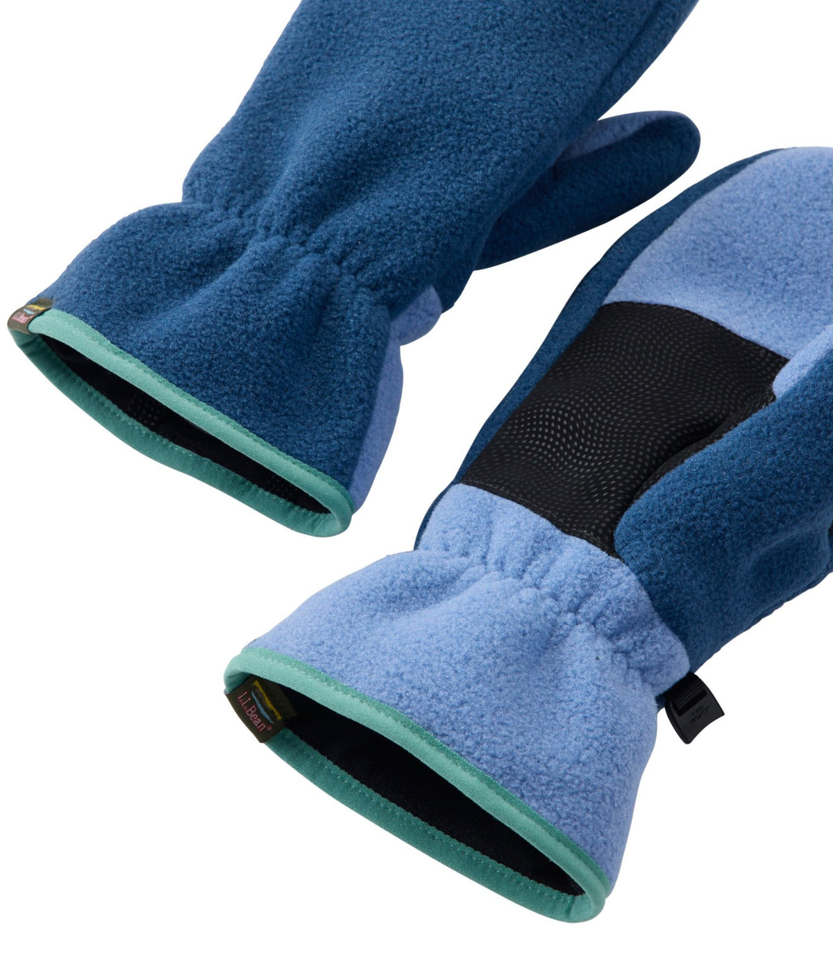 L.L.Bean Adults' L.L.Bean Mountain Classic Fleece Mittens Mariner Blue/Deep Lake