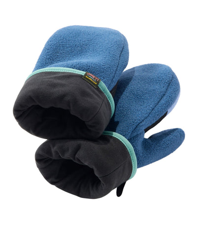 L.L.Bean Adults' L.L.Bean Mountain Classic Fleece Mittens Mariner Blue/Deep Lake