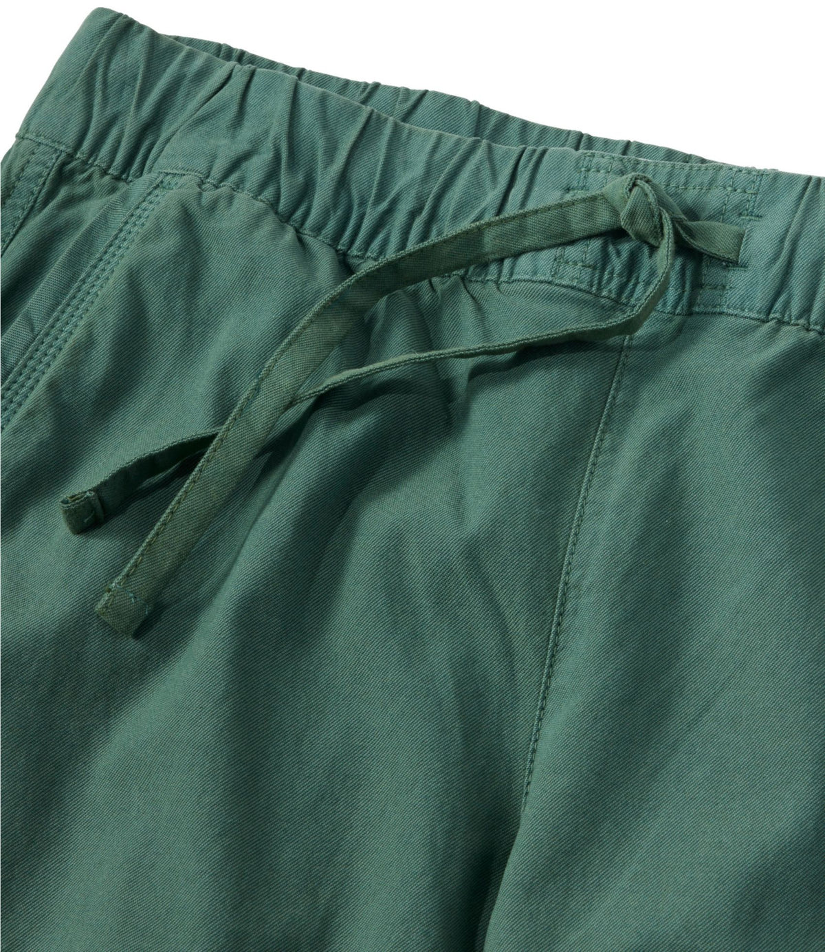 L.L.Bean Women's Sunwashed Cotton-Blend Pull-On Pants, Mid-Rise Ankle Dark Cocoa