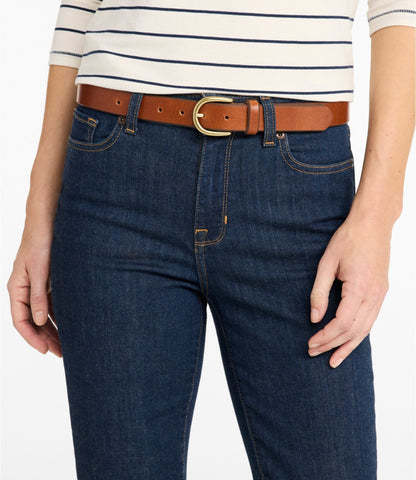 L.L.Bean Women's L.L.Bean 207 Jean Belt Mahogany