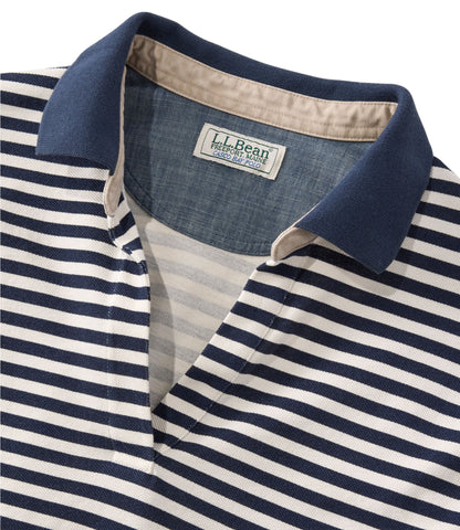 L.L.Bean Women's Casco Bay Polo, Short-Sleeve Stripe