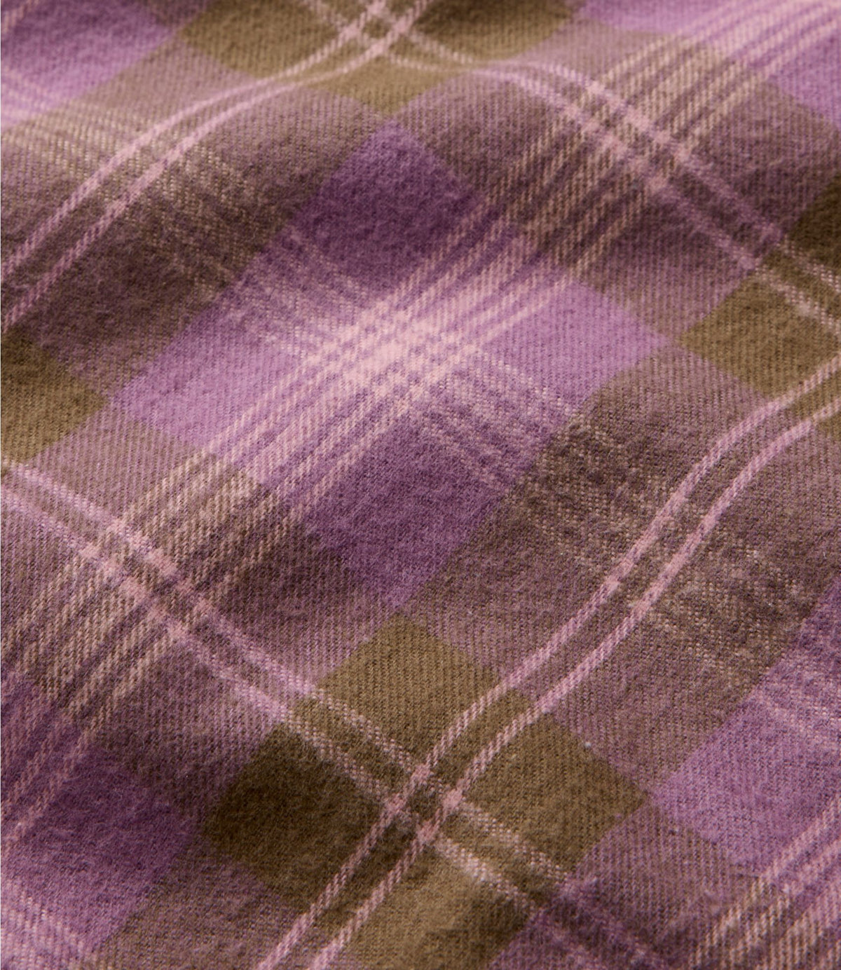 L.L.Bean Women's Scotch Plaid Flannel Shirt, Relaxed Bean of Freeport Green