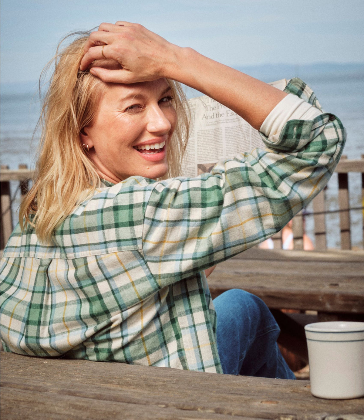 L.L.Bean Women's Scotch Plaid Flannel Shirt, Boyfriend Antique Royal Stewart