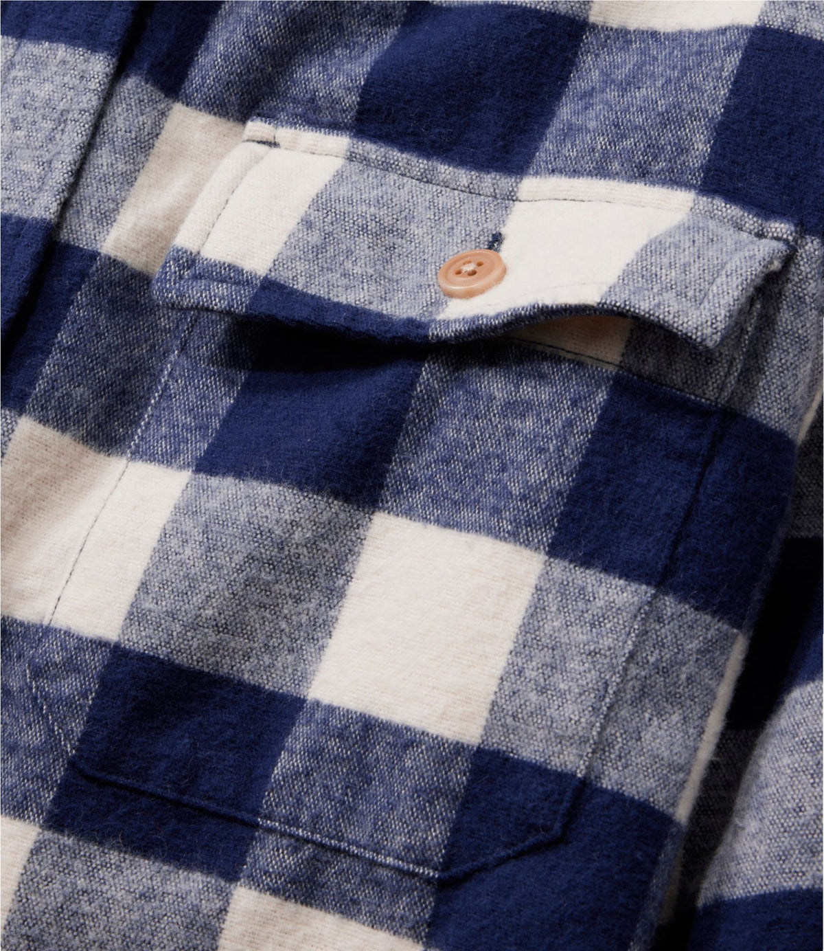 L.L.Bean Women's Vintage Chamois Shirt Novelty Classic Navy Ducks