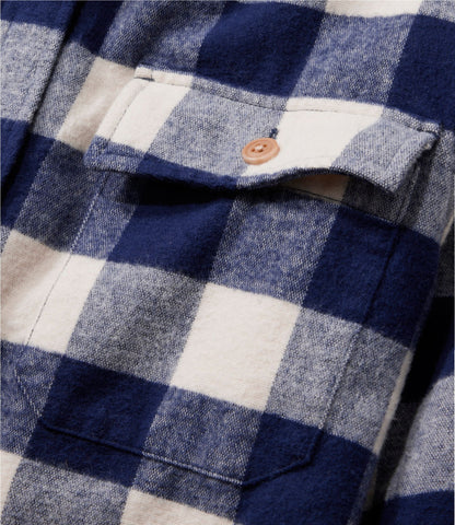 L.L.Bean Women's Vintage Chamois Shirt Novelty Classic Navy Ducks