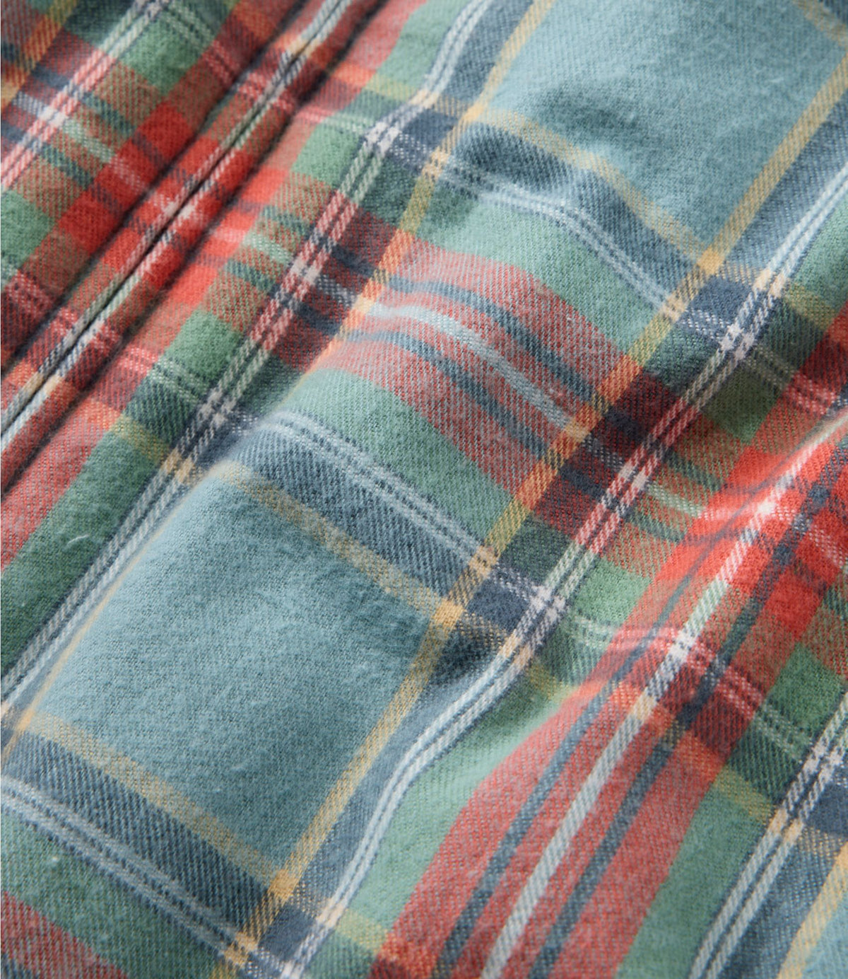L.L.Bean Women's Scotch Plaid Flannel Shirt, Relaxed Zip Hoodie Washed MacNeil