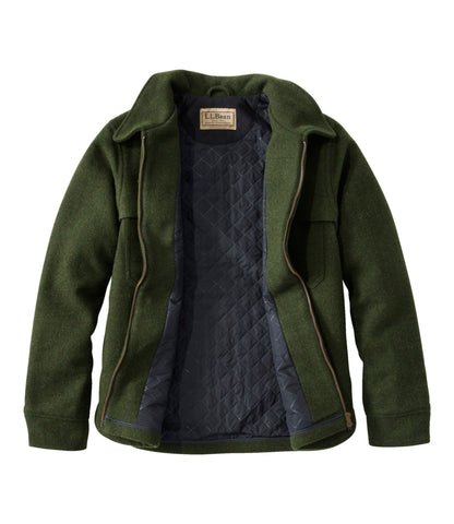 L.L.Bean Women's Maine Guide Zip Front Jac-Shirt with PrimaLoft Loden
