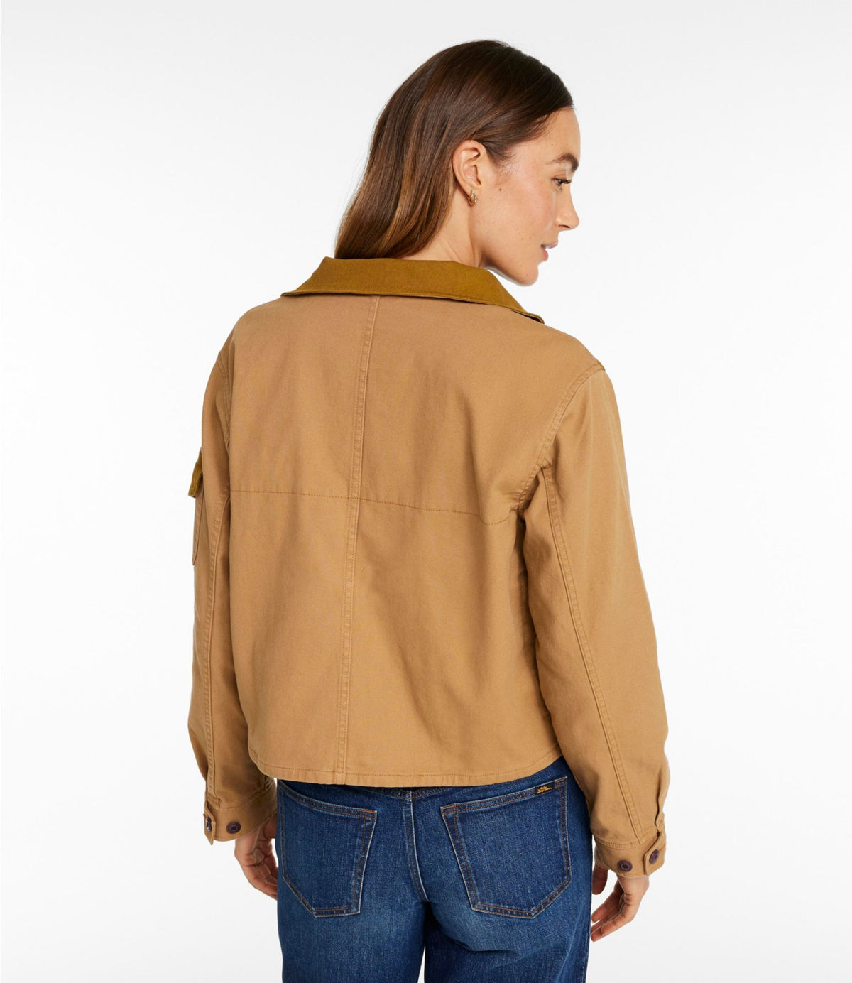 L.L.Bean Women's Signature Northwoods Canvas Jacket Marsh Brown