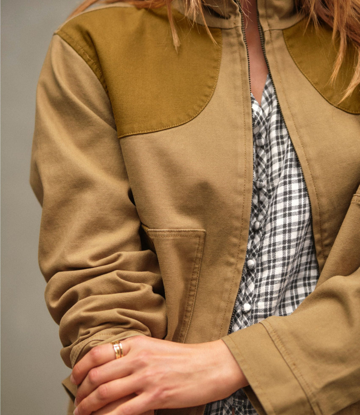 L.L.Bean Women's Signature Northwoods Canvas Jacket Marsh Brown