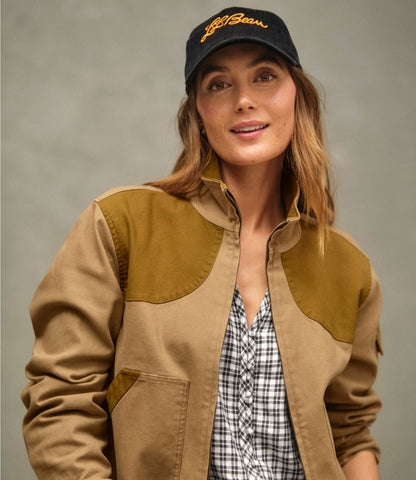 L.L.Bean Women's Signature Northwoods Canvas Jacket Marsh Brown
