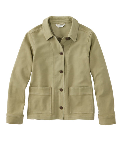 L.L.Bean Women's Bean's Stretch Barn Jacket Sea Grass
