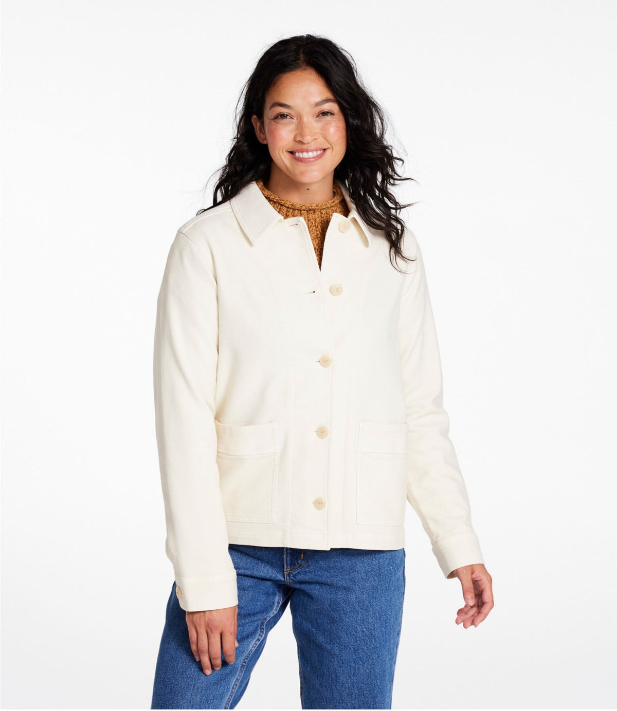 L.L.Bean Women's Bean's Stretch Barn Jacket Sea Grass