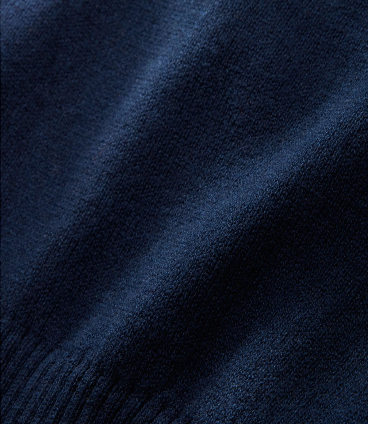 L.L.Bean Women's Cotton/Cashmere Sweater, Polo Classic Navy