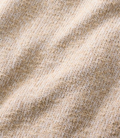 L.L.Bean Women's Cotton Ragg Sweater, Funnelneck Pullover Bone Marl