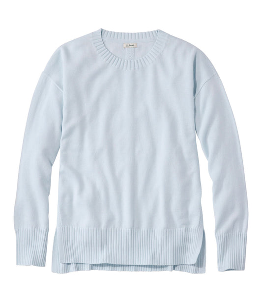 L.L.Bean Women's VentureSoft Sweater Pullover Icy Blue