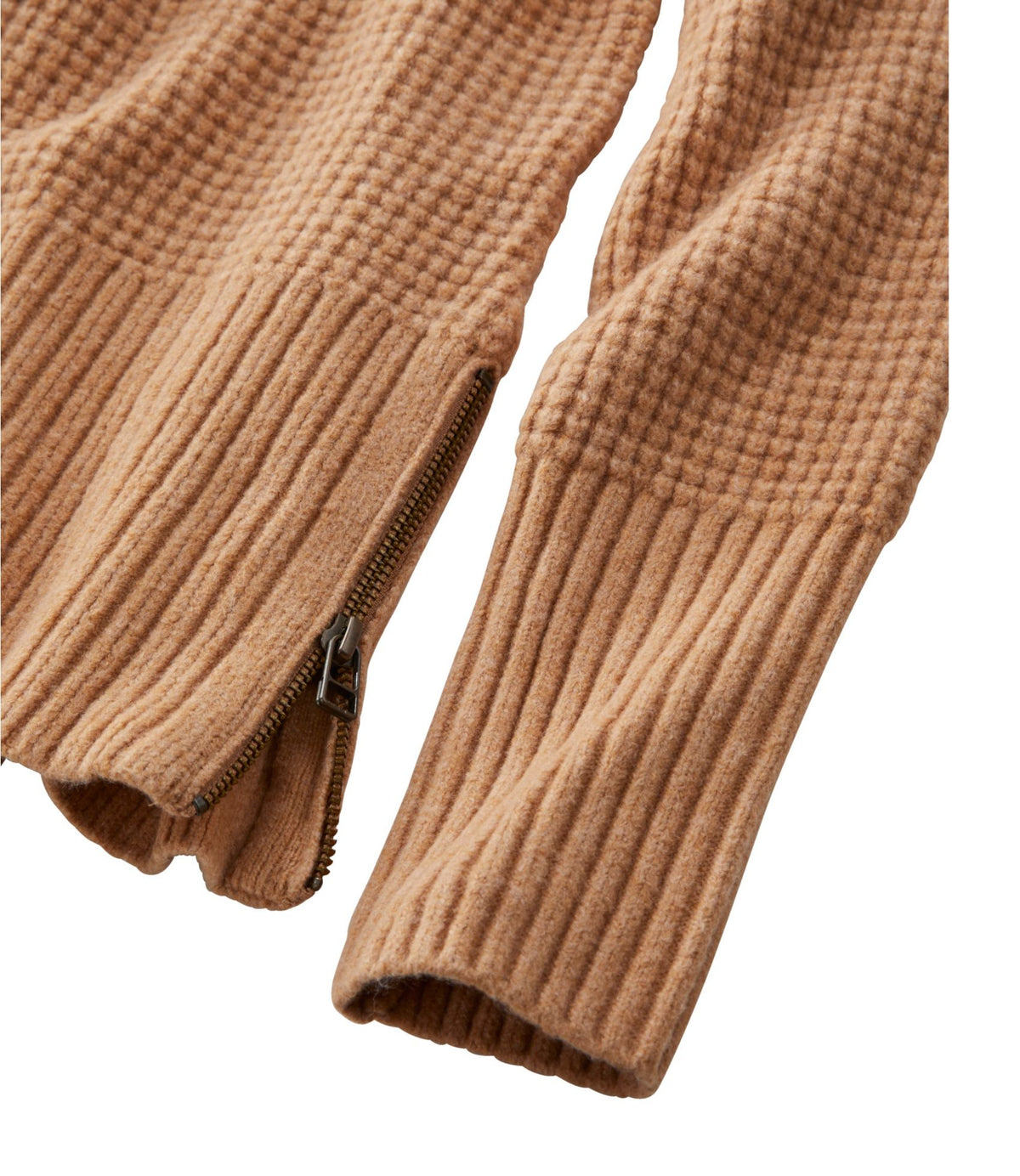 L.L.Bean Women's SuperSoft Waffle Sweater, Turtleneck Blue Aster Heather