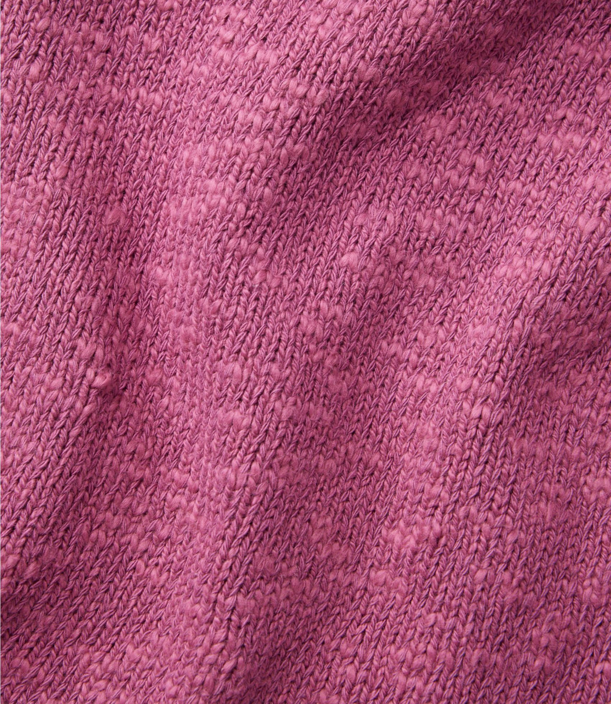 L.L.Bean Women's Cotton Ragg Sweater, Crewneck Eggplant Marl