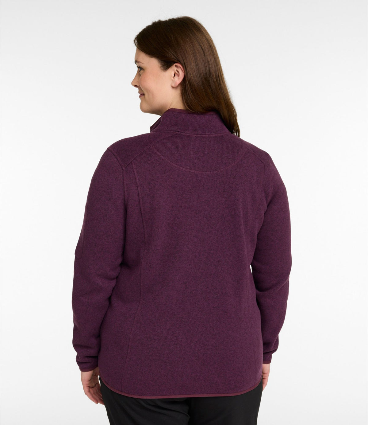 L.L.Bean Women's L.L.Bean Sweater Fleece Full-Zip Jacket Classic Navy