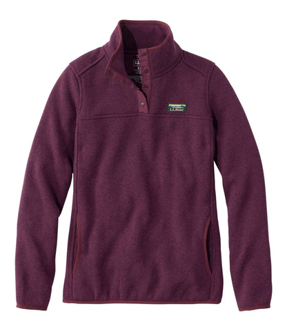 L.L.Bean Women's L.L.Bean Sweater Fleece Pullover Fig
