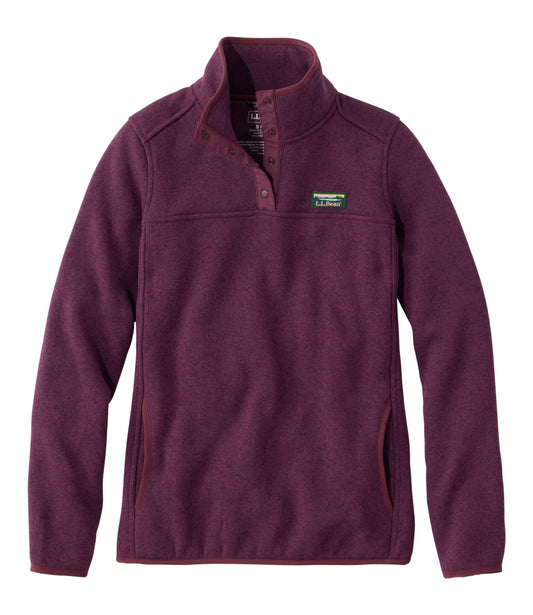 L.L.Bean Women's L.L.Bean Sweater Fleece Pullover Fig