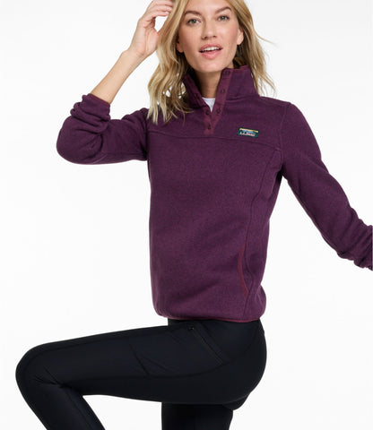 L.L.Bean Women's L.L.Bean Sweater Fleece Pullover Fig