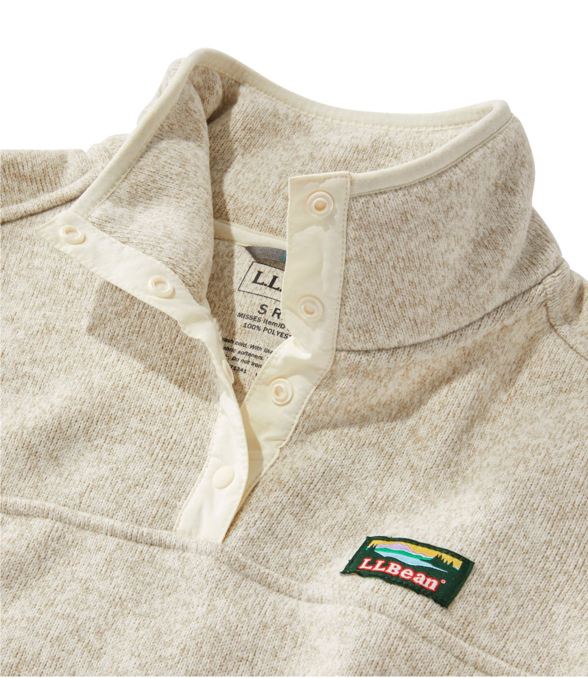 L.L.Bean Women's L.L.Bean Sweater Fleece Pullover Fig