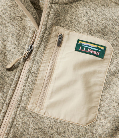 L.L.Bean Women's L.L.Bean Sweater Fleece Long Vest Fig