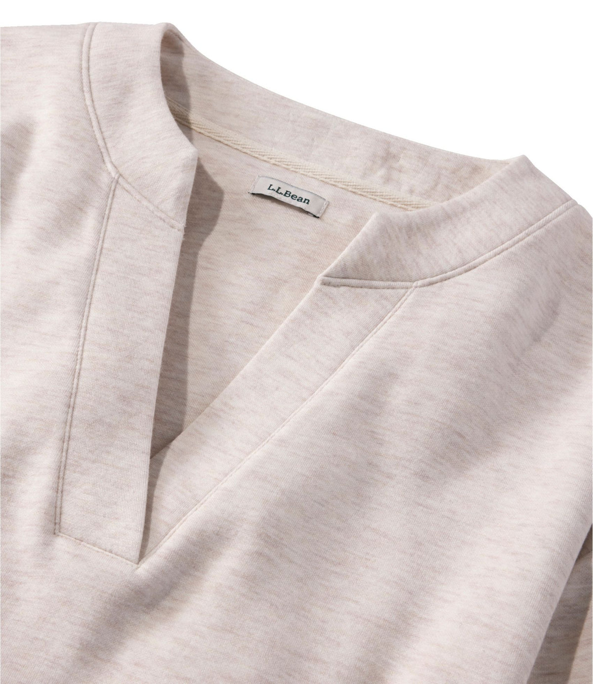 L.L.Bean Women's L.L.Bean CloudSoft Splitneck Pullover Classic Navy