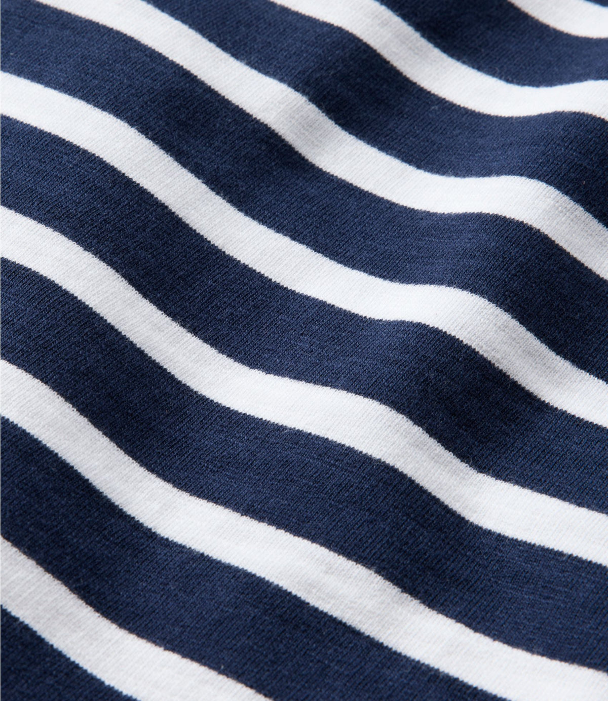 L.L.Bean Women's Peaks Island Button Mockneck, Stripe