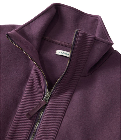 L.L.Bean Women's L.L.Bean CloudSoft Top, Half-Zip Pullover Bone