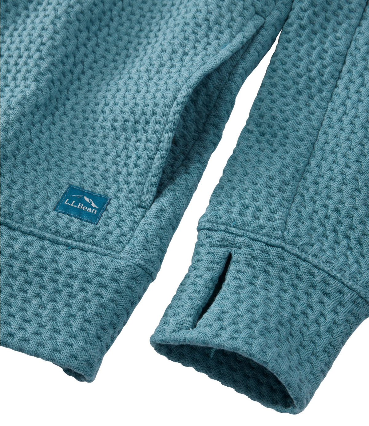 L.L.Bean Women's Ridgeknit Half-Zip Pullover, Oversized Deep Lake