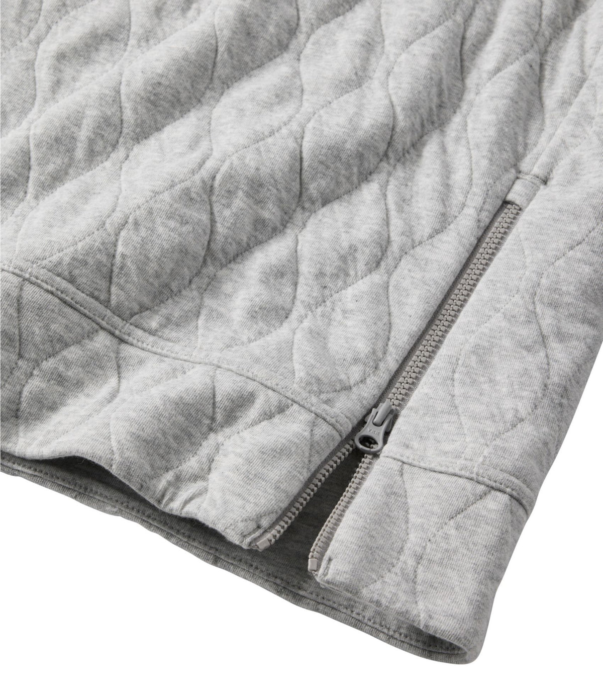 L.L.Bean Women's VentureSoft Quilted Funnelneck Pullover Bone