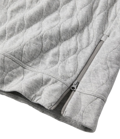 L.L.Bean Women's VentureSoft Quilted Funnelneck Pullover Bone