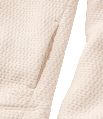 L.L.Bean Women's Ridgeknit Crossneck Pullover Dark Cinder