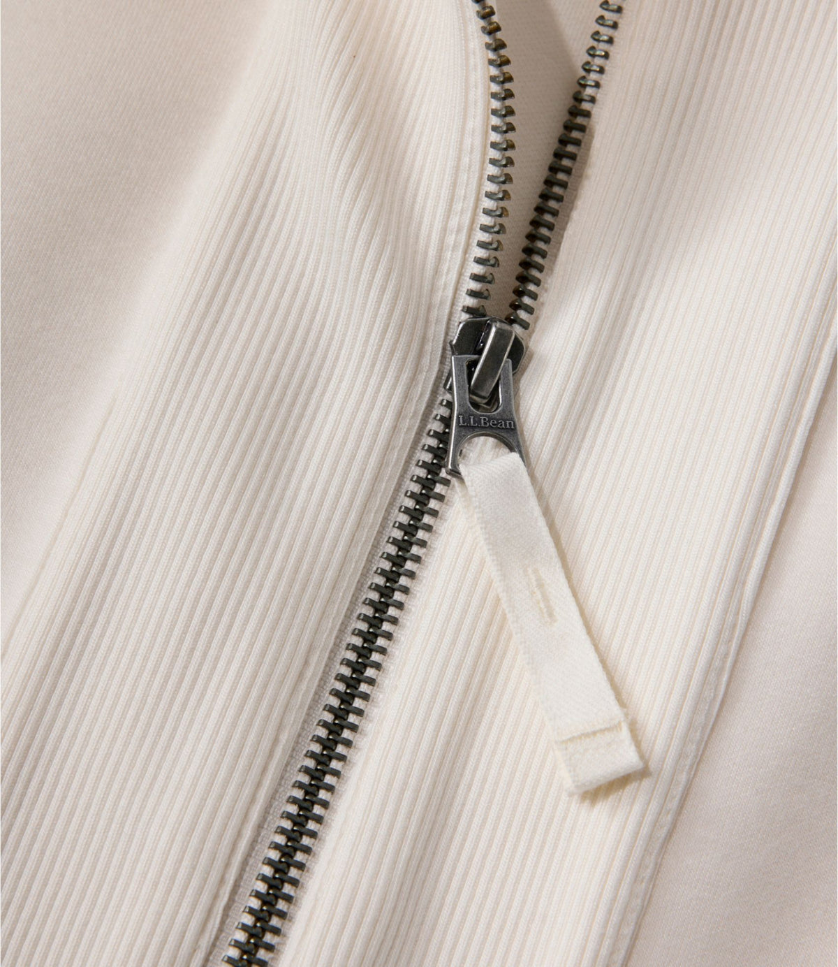 L.L.Bean Women's L.L.Bean CloudSoft Top, Full-Zip Bone