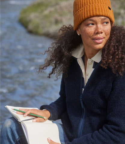L.L.Bean Women's All Season Wool Fleece Full-Zip Jacket Balsam