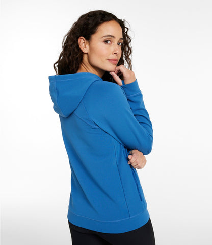 L.L.Bean Women's VentureStretch Ottoman-Rib Hoodie