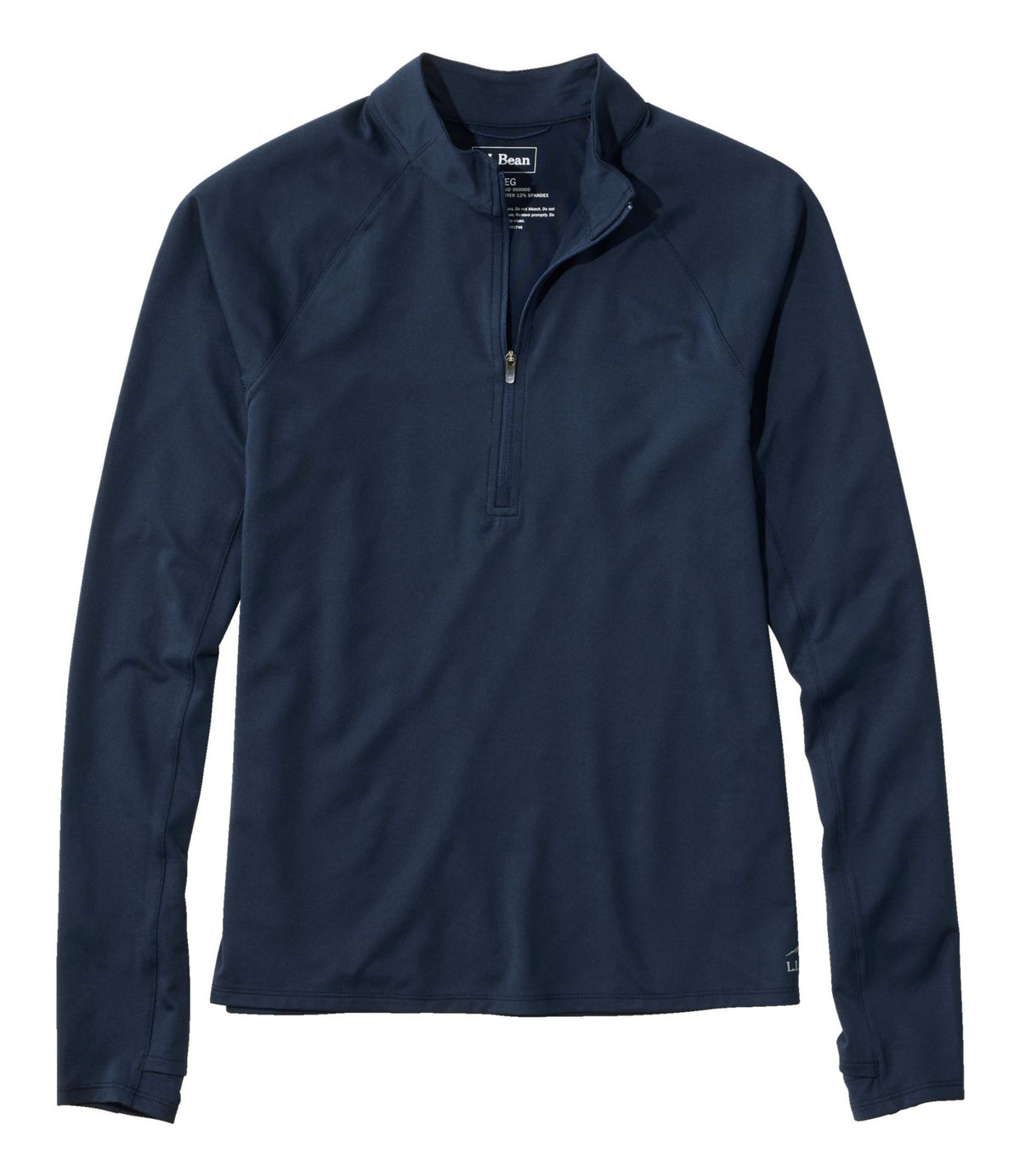 L.L.Bean Women's Access Trail Pullover, Long-Sleeve Quarter-Zip Classic Navy