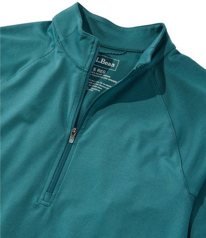 L.L.Bean Women's Access Trail Pullover, Long-Sleeve Quarter-Zip Classic Navy