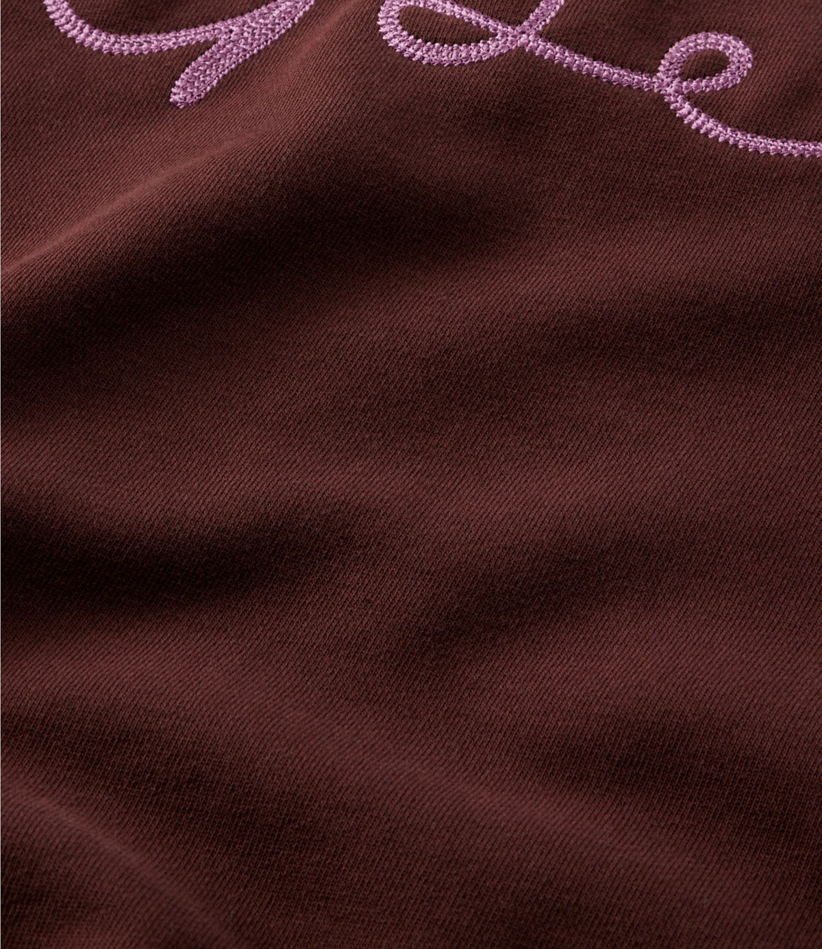 L.L.Bean Signature Camp Sweatshirt, Mockneck Logo Currant Logo