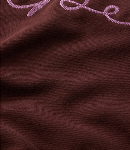 L.L.Bean Signature Camp Sweatshirt, Mockneck Logo Currant Logo