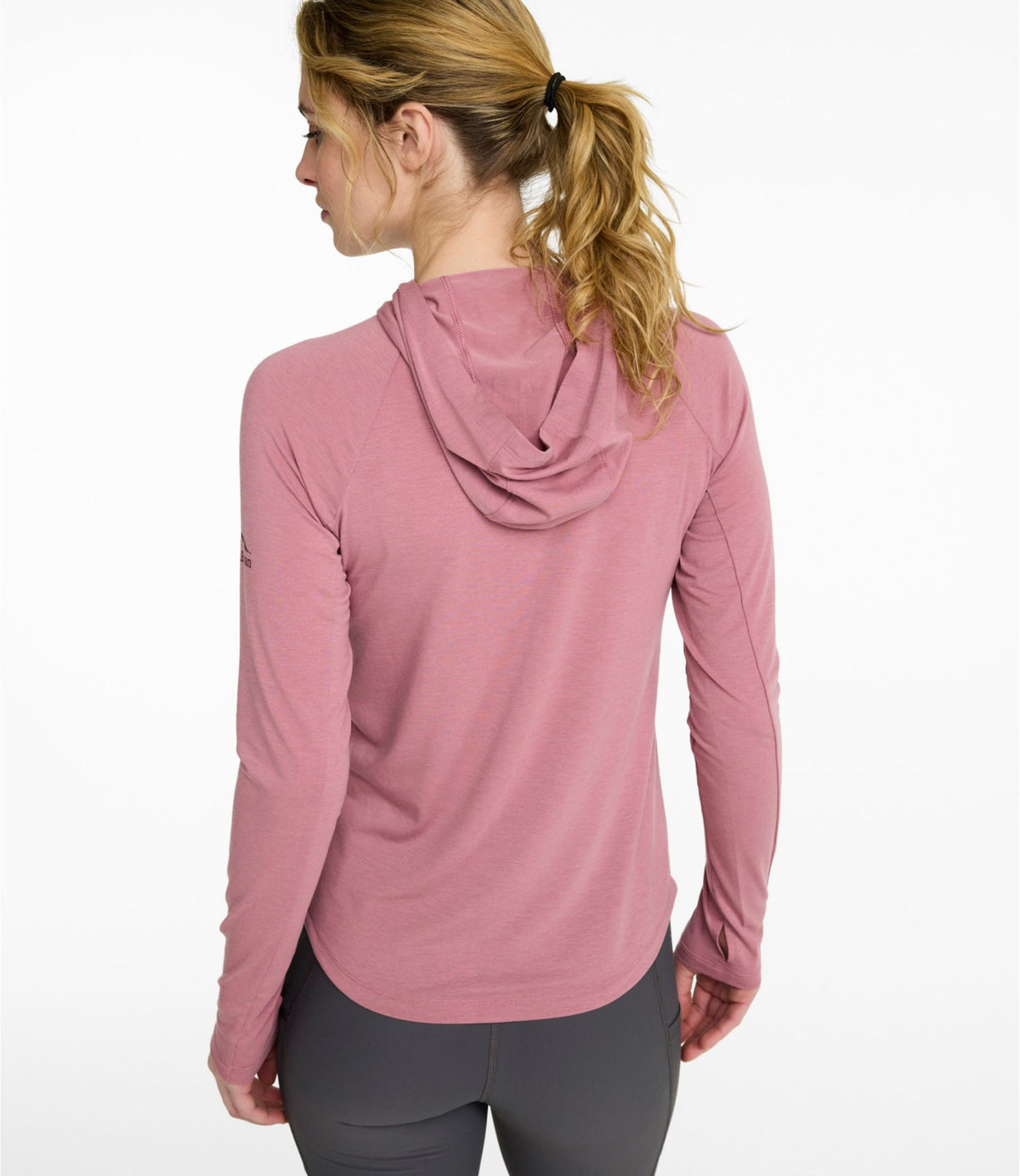 L.L.Bean Women's SunSmart Comfort Hoodie, Long-Sleeve Pale Turquoise