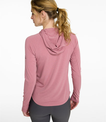 L.L.Bean Women's SunSmart Comfort Hoodie, Long-Sleeve Pale Turquoise