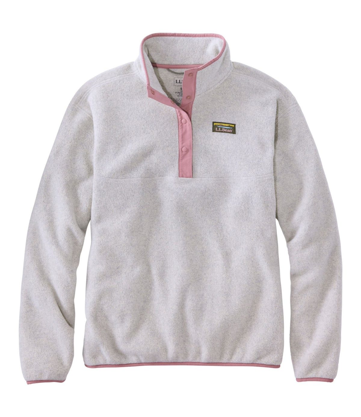 L.L.Bean Women's Mountain Classic Fleece Pullover Clay Heather