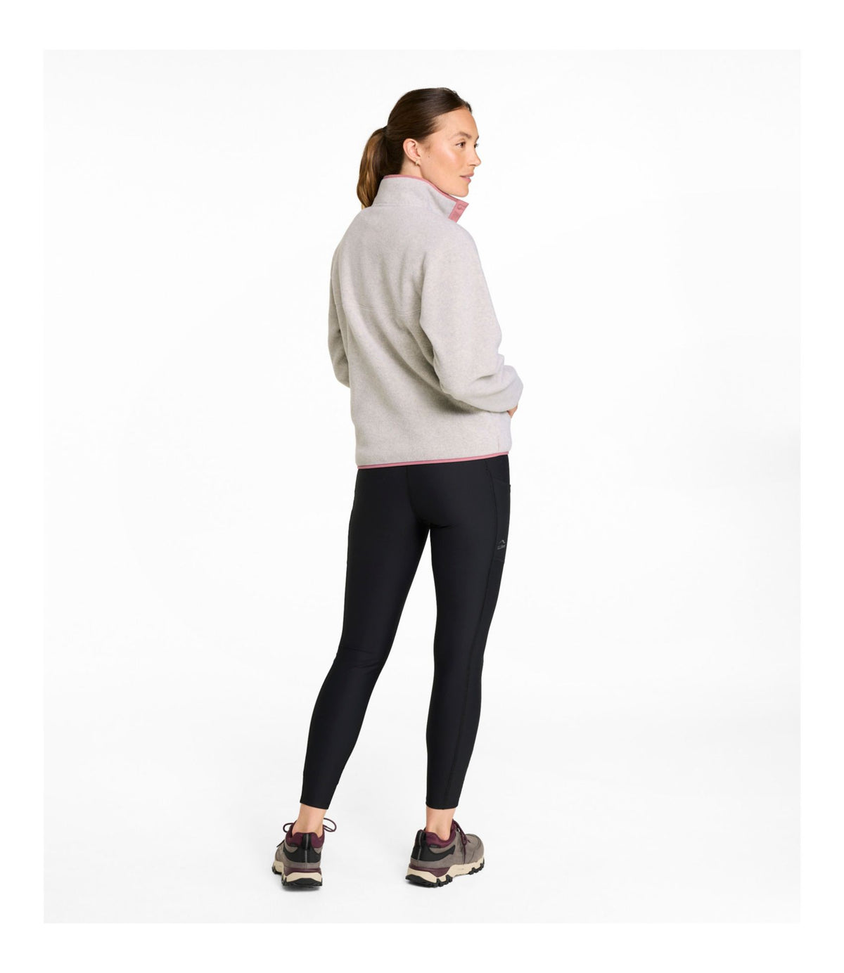 L.L.Bean Women's Mountain Classic Fleece Pullover Clay Heather