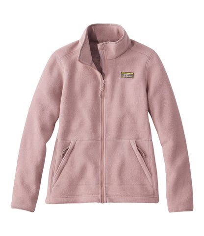 L.L.Bean Women's Mountain Classic Fleece Jacket Mauve Taupe