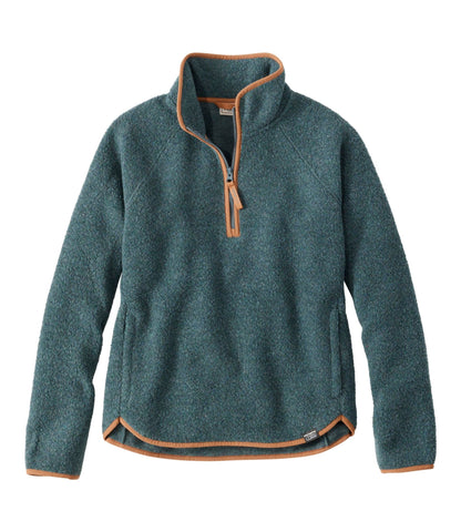 L.L.Bean Women's All Season Wool Fleece Pullover Balsam