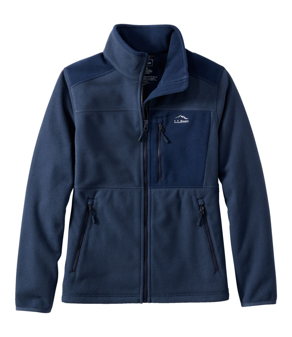 L.L.Bean Women's Wind Challenger Fleece Jacket Carbon Navy