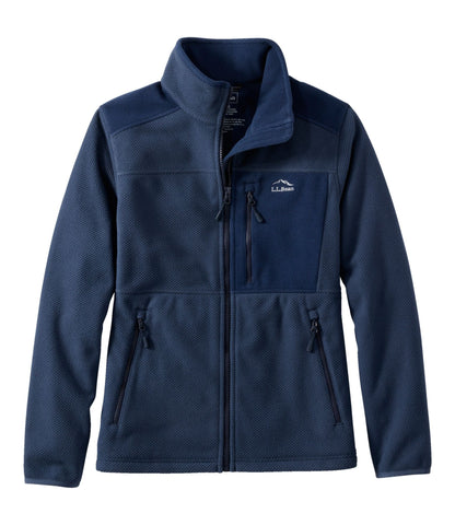 L.L.Bean Women's Wind Challenger Fleece Jacket Carbon Navy